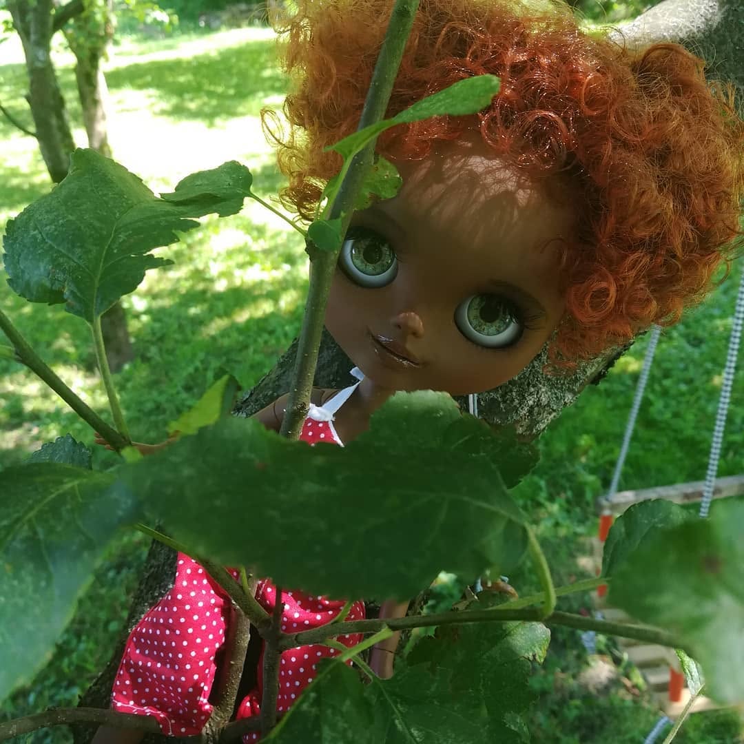 Handmade art doll Odette