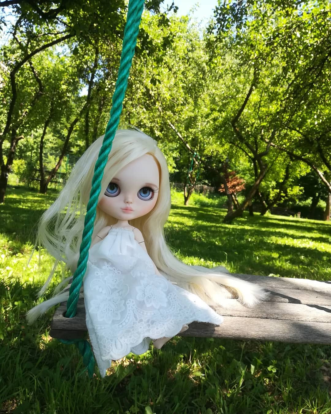 Handmade art doll Vivienne