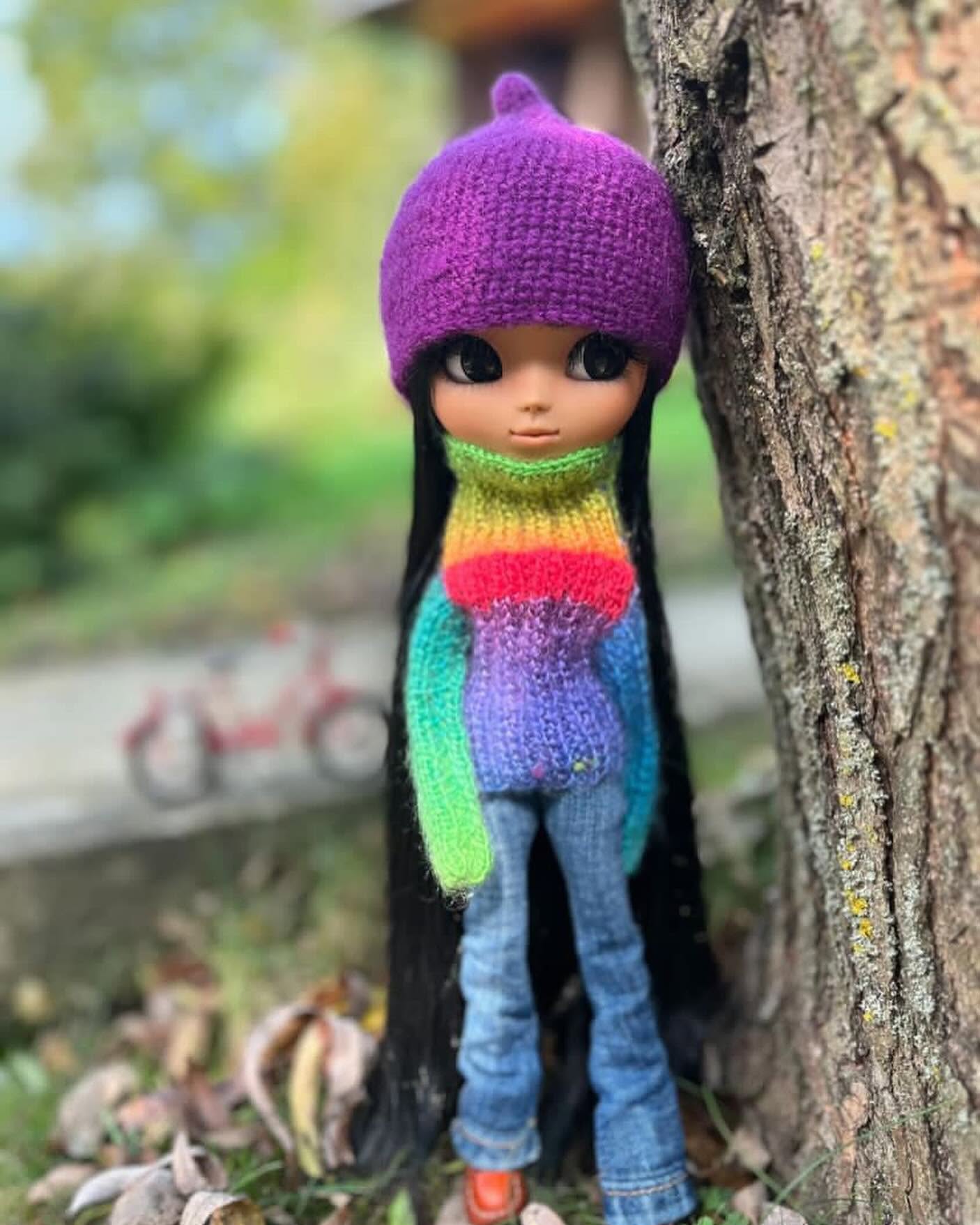 Handmade art doll Celeste